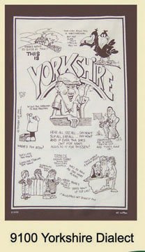 Yorkshire Dialect Tea Towel