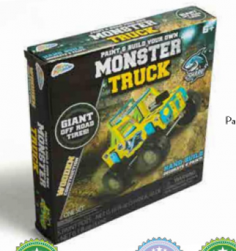 Paint & Build Your Own Monster Truck