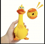 22cm Crazy Duck Vinyl Dog Toy